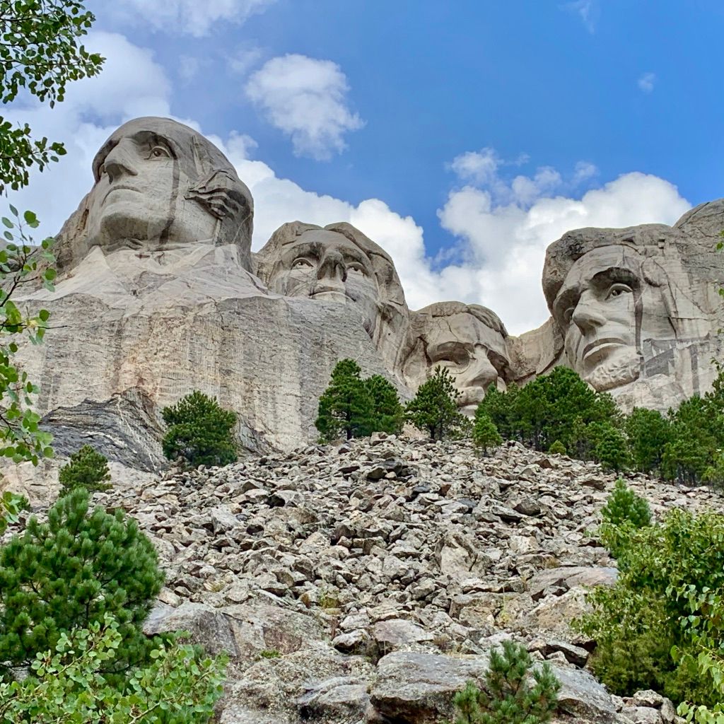 Wide open, scary spaces all the way to Mount Rushmore