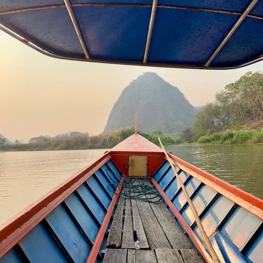 Chiang Rai in a long-tail boat nutshell
